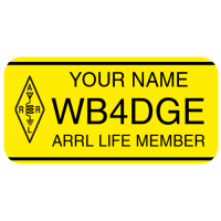 Medium ARRL Life Member Badge