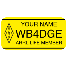 Medium ARRL Life Member Badge