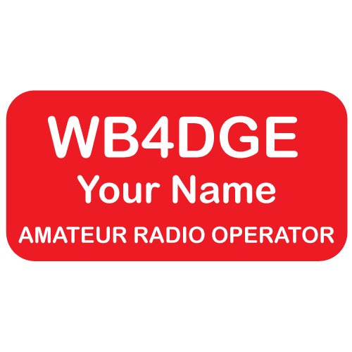 Medium Amateur Radio Operator Badge