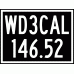 Decal: Custom Call Sign & Frequency Rectangle