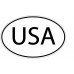 Decal: USA Oval