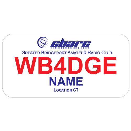 Medium Greater Bridgeport Amateur Radio Club GBARC Badge