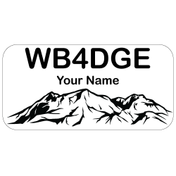 Medium Utah Mountains Badge