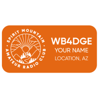 Medium Spirit Mountain Amateur Radio Club Badge